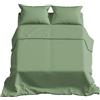 Batik Completo Lenzuola Una Piazza e Mezza Cotone: Set Lenzuola 1 piazza e mezza Cotone Elegante e Confortevole per la Tua Camera da Letto - 100% Cotone - 1 Piazza e Mezza (Salvia)