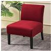 FAIRUO Copripoltrona Senza Braccioli, Fodera per Sedia Senza Braccioli Accent Poltroncina Coprisedia Stampato Elasticizzati (Color : #5, Size : 1 Pezzo)