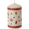 Villeroy & Boch - Winter Specials Candele Regalo Toys M, Candele Natalizie Decorative per la tavola addobbata a Festa, Cera, 7 x 12 cm