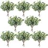 Homcomodar Pianta Finta Da Interno 48 Pezzi Piante Artificiali Eucalipto Piante Finte Che Sembrano Vere Piantine Finte Decorative Fiori Finti Per Decorazioni Da Vaso
