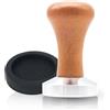 AMJKEJI Pressa caffè 51mm Tamper caffè in Acciaio Inossidabile con Tappetino Tamper Manomissione caffè per Caffetteria, Casa, Ufficio, Hotel