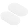 PATIKIL 3.9 Rotondo Cartone Carta, 50pz Bianco Disco Cerchi Fette per Festa Decorazioni Fai da Te Artigianato Arti Disegno Pittura Scrittura, Bianco