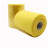 CaiiBtntgb (2 pezzi)91m*15cm Rotolo di tulle per forniture per la decorazione di nozze Rotolo di tessuto Bobina di tulle Vestito dal tutu di organza fai da te Forniture per feste (giallo limone)