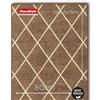 Floordirekt Tappeto da soggiorno Cosenza | Design moderno a rombi | Alta qualità di lavorazione | Fondo antiscivolo con gel | Disponibile in 5 colori e diverse dimensioni (80 x 200 cm, Marrone)