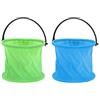 0XBIT Secchio Pieghevole in Silicone, 2 Pezzi, Senza Compartimenti, per Acqua, Pittura, Campeggio, Spiaggia, Giardino