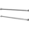 LAIDER HEROS Asta Appendiabiti Estensibile, 38-99cm Barra Appendiabiti in Acciaio Inossidabile Regolabile per Armadio Guardaroba per Camera da Letto/2Pezzi