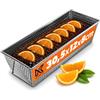 KADAX Cantura da Forno Rettangolare, Forma di Scatola in lamiera, Forma della Torta Reale con Strato Anti -hub, panetteria, Stampo per Torta, teglia, Forma di Pane Quadrato (30,5 x 12 cm, Argento)