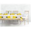 Viterbo Biancheria - Tovaglia Antimacchia 4 Posti, Tovaglia Quadrata 140x140 Sala da Pranzo dal Design Moderno ed Elegante, No Stiro, Impermeabile (Limoni, x4 (140x140Cm))