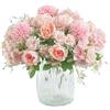 BSITSSS 2 Pezzi Fiori Finti con Steli Lunghi, Fiori Finti per Decorazioni Decorativo, Peonie Finte Realistiche, Peonie Finte per Bouquet di Nozze,Casa,Giardino,Ufficio