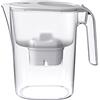 Philips - Micro X-Clean Caraffa filtro acqua a flusso rapido, 4 litri,Timer elettronico, colore: Bianco