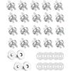 KAIAIWLUO Bottoni Magnetici Scatto,24 PCS Chiusura Magnetica Automatici Magnetici in Metallo per Borse Cucire Artigianali Abbigliamento Produzione in Pelle