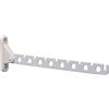 PRIOstahl PRIO-Stahl 1 x Appendiabiti | Appendiabiti / Appendiabiti / Appendiabiti / Ganci | Pieghevole - 310 mm (1 pezzo, bianco)