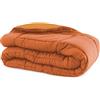 Carillo Trapunta caldissima piumone anallergico Singolo una piazza - bicolor N363 ARANCIONE SCURO-ARANCIONE
