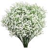 Augesak 6 pezzi di gypsophila artificiale, fiori decorativi finti, gypsophila artificiale, fiori artificiali in plastica per matrimoni, decorazioni per la casa