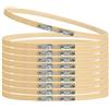 YOPEUC 10 Pezzi Telaio Ricamo 20cm, Bamboo Cerchio Cerchi da Ricamo in Legno per Punto Cerchio per Ricamo, Telaio da Ricamo in Legno per Ricamo per Fai da Te Arte Artigianato