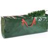 Paluplus Custodia per Albero di Natale Artificiale, Misura 120x25x43 cm, Borsa Verde con Cerniera e Manici, Custodia Impermeabile, Protezione da Polvere e Umidità, Sacco per Addobbi Natalizi -4338