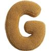 Generic Cuscino a forma di lettera dell'alfabeto inglese, morbido peluche, decorativo e didattico, 38 cm x 30 cm