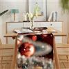 CRYSLOVE Runner da Tavola Natalizio 40x180 cm,Decorazioni Natale Fiocco di Neve Inverno per Decorazioni Interni Esterni Cucina (Popolo di neve cartone animato, 40*180cm)