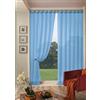 Home Collection Boucle Tenda, Poliestere, Azzurro, 140x290 cm