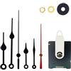 WinTaim 17MM orologeria DCF radiocomandata con set di lancette, orologeria per orologio da parete silenzioso, nero radiocomandato per sostituzione fai da te