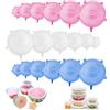 Omnikryp 18 Pezzi Coperchi in Silicone, Coperchio Riutilizzabili Senza BPA, Coperchio Universale Estensibile di 6 Misure Differenti per Barattoli, Ciotole, per Microonde, Forno Frigo Lavastoviglie