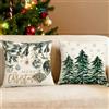 WEITAPYT 2 PCS Natale Federe Cuscini, Fodere per Cuscini Natale, Cuscino Natalizio, Natales Federe Cuscino 45 X 45, Decorazioni Natalizie Adatte A Camere da Letto, Divani E Letti/F