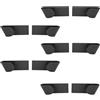 Fililogor Porta Pentola Autoadesiva, 10 Pezzi Porta Coperchi Autoadesiva, Supporto per Coperchio per Pentola a Parete per la Dispensa del Mobile Della Cucina