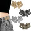 YAWYO 4 Paia di Clip Regolabili per stringere la Vita, Accessori Abbigliamento per Jeans Larghi, gonne, Maniche, Senza Cuciture necessarie