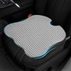 WUFANC Cuscino per Sedia Auto, Cuscino per Sedile in Memory Foam, Cuscino Ergonomico Sedia Ufficio, Antiscivolo Cuscino Cuneo per Auto, Ufficio (Grigio)