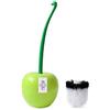HomeFairy Scopino e portascopino per WC, d'arredo, a forma di ciliegia Green
