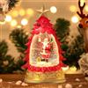 KIKVTER Palla di Neve Natale,Lanterna Natalizia con Nevicata,Lanterne Natalizie,Decorazioni Natalizies,LED Palle di Neve Natalizies,Lanterne di Natale,Globo di Neves natalizio per Decorazioni Tavola Natales