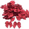 Wisafory Mini Fiocchi di Raso, 200 Pezzi, 2 cm, per Cucire e Decorazioni Natalizie - Nastro Colorato Doppio Foglio, Rosso Vinaccia - Fai da Te