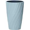 Roucerlin Bicchiere per spazzolino da denti infrangibile, riutilizzabile, bicchiere da bagno in plastica, portaspazzolino portatile Orcan, azzurro