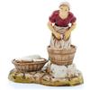 Moranduzzo Lavandaia per Presepe da Cm 10 Scala 1:20 - Statuine Presepe Indistruttibili - Stile 700', Pittura Rifinita a Mano, Prodotto Ufficiale, Made in Italy, Scultore M. Landi