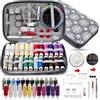 LetCart 126 Pezzi Set Cucito, Mini Set Cucito da Viaggio Completo con Custodia per Trasporto, Kit per Ccucire per Principianti, Adulti, Emergenze, Filo, Bottoni, Spille, Aghi, Apriasole (A)