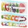 FxlStelrion 45 Pezzi Sacchetti Gelo, 3 Misure di Sacchetti Alimenti Richiudibili, Aacchetti Freezer per Frutta, Verdura, Carne, Cereali e Snack