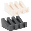 YiliYa Portasapone da Appoggio 2 Pezzi,Portasapone in Silicone con Scolo Design