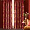 TOPLUXE Tende Damascate per Finestre, Tende Oscuranti con Tiranti Termiche Isolanti per Interni Camera da Letto Soggiorno Cucina 2 Pannelli 132x213cm (Bordeaux)
