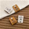 BFBZYME 10-100 Pezzi Etichette Personalizzate per Articoli all'Uncinetto E Maglieria, Etichette Personalizzate con Nome per Abiti, Etichette Cucite A Mano (60x20 mm)