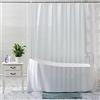 Lkw Ogechi Tenda da Doccia Trasparente Impermeabili PVC da 200 CM, Tenda da Doccia PEVA Trasparente Antimuffa, Tende da Bagno ad Asciugatura Rapida, Extra Larga da 180CM - 300CM (200x200cm)