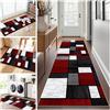 Ruxevnsy Tappeto Runner per Corridoio Tappeto Cucina Antiscivolo Lavabile Moderno 60 x 120 cm Tappeto Passatoia da Ingresso Pelo Corto, Tappeto Lungo per Soggiorno, Camera da Letto, Lavanderia, Entrata
