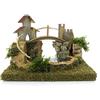 Ferrari & Arrighetti Bertoni Laghetto di Montagna per Presepe | Parte Finale di Fiume Componibile | Prodotto Italiano | 20x20x14 cm