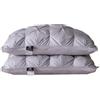 HOMDECR Cuscino In Piuma D'oca, Cuscino Per Hotel, Cuscini Di Lusso Con Qualità Alberghiera Super Morbida 100% Cuscino In Piuma D'oca Bianca 48 X 74 Cm (Grigio,1 cuscini)