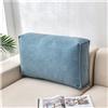 uyeoco Cuscino da Lettura per Letto e Divano Imbottito Schienale Cuscinoni Matrimoniale/Singolo Cuscini Testata Letto Rimovibile Grande Cuscino da Parete Supporto Lombare Cuscino(E3,1_70X45X12CM)