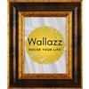 Wallazz Cornice Portafoto in Legno Pregiato - Made in Italy - Cornice per tela - Disponibile in diverse varianti - Design Italiano e Qualità Artigianale, 40x50cm Blu