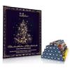 Luxflair Calendario dell'Avvento 2024-48 bastoncini d'incenso, 24 fragranze, supporto incluso per sorprese profumate quotidiane, tempo d'Avvento, idee regalo