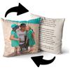 Personalisedog Cuscino in Pile Personalizzato Con Foto e Testo Su Entrambi i Lati - Ideale Come Regalo Fotografico Fai Da Te
