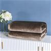 Chickwin Tinta Unita Plaid di Divano Flanella Plaid in Pile Coperte Calda Plaid in Pile di Flanella Microfibra Morbida Coperte Trapunta per Divano Singolo Matrimoniale (caffè,200x230cm)