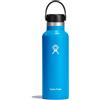 Hydro Flask Borraccia in acciaio inossidabile con isolamento sottovuoto tappo Flex Cap antigoccia e verniciatura a polvere, Senza BPA, Imboccatura standard, Pacific, 532ml (18oz), laccetto