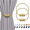 Pretty Jolly 2 Confezione di fermatende magnetici per tende da 16 pollici, intrecciati a mano, fermatende laterali in corda per tende, pratici fermatende decorativi a cilindro, per tende da finestra